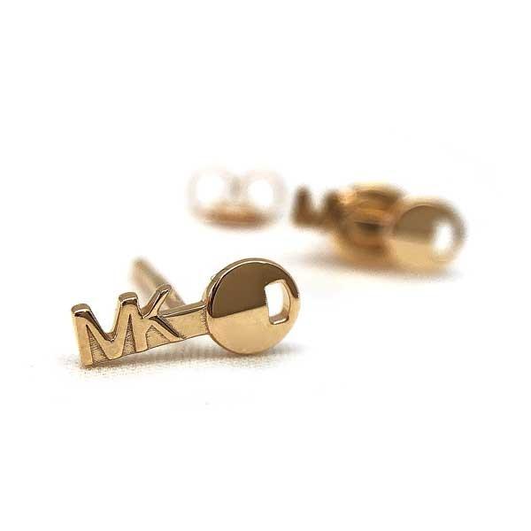 MICHAEL KORS（マイケルコース） 鍵型 ローズゴールドピアス 