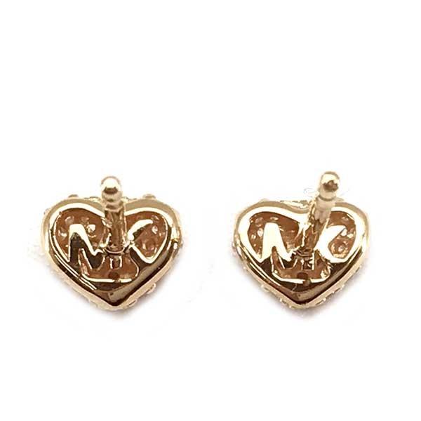 MICHAEL KORS（マイケルコース） ハート型 ローズゴールドピアス