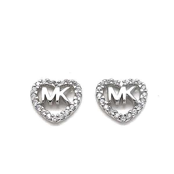 MICHAEL KORS ハート型シルバーピアス MICHAEL KORS マイケルコース ハート型 シルバーピアス
