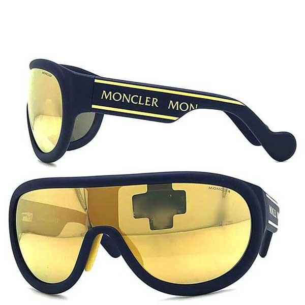MONCLER モンクレール ゴールドミラー サングラス ML-0106-91C 