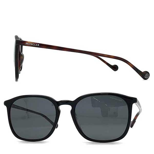 MONCLER サングラス ブラック/ブラウン　ML-0150-05A　男女兼用 MONCLER サングラス ブランド モンクレール ブラック ML-0150