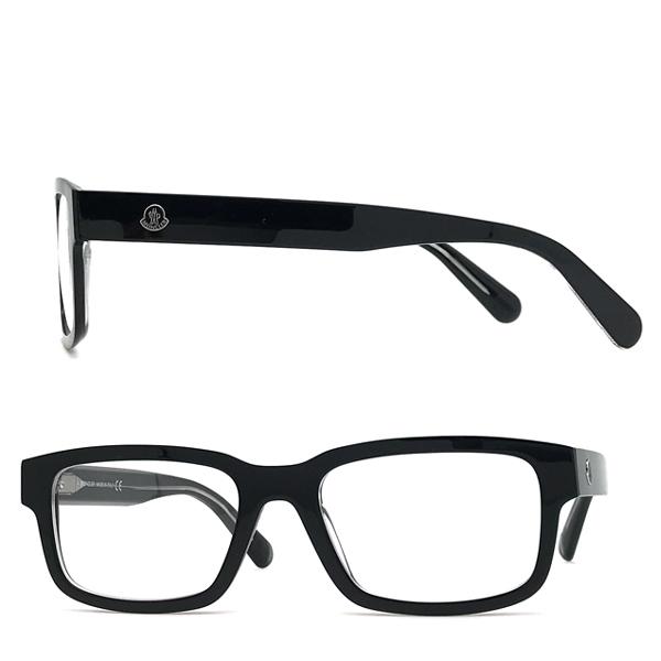 MONCLER メガネフレーム ブランド モンクレール ブラック 眼鏡 ML-5124