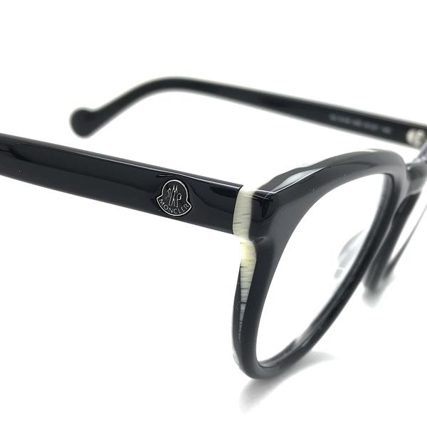 MONCLER（モンクレール） ブランド メガネフレーム ブラック 眼鏡 ML