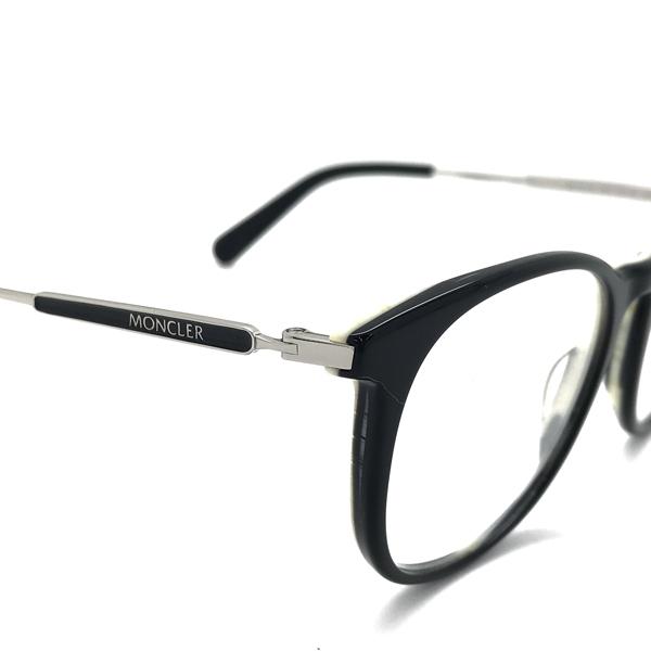 MONCLER ブラックフレーム メガネ MONCLER（モンクレール） 【SALE】最終価格 在庫限り メガネフレーム