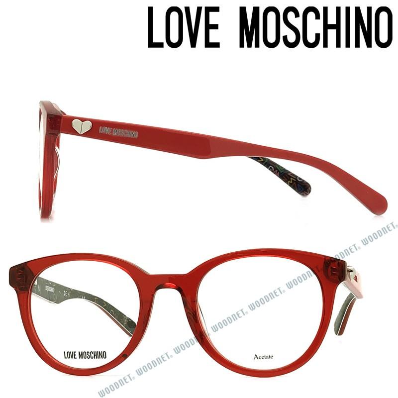 LOVE MOSCHINO ラブモスキーノ メガネフレーム ブランド ブラック MOL