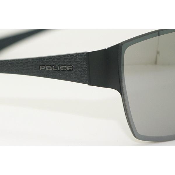 POLICE（ポリス） サングラス SPL202K-0531 スモークシルバーミラー