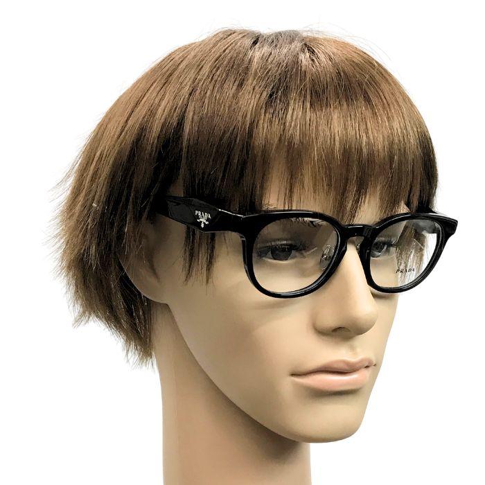 PRADAプラダ バロック 度付きメガネ 眼鏡フレーム ブラック PRADA（プラダ） メガネフレーム 眼鏡 めがね ブラック prb06vd-16k101