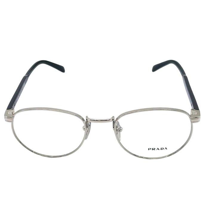 PRADA（プラダ） メガネフレーム 眼鏡 めがね シルバー×ブラック 黒