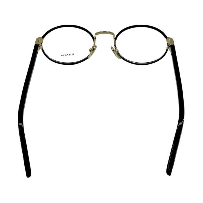 美品　人気　PRADA   プラダ　メガネ　AAV-101 PRADA（プラダ） メガネフレーム 眼鏡 めがね ブラック×ライトゴールド