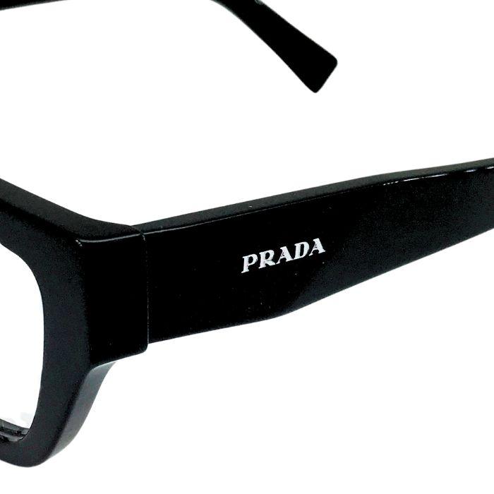 PRADA メガネフレーム プラダ 眼鏡 めがね ブラック 黒 prc02vf-16k1o1 ブランド 男女兼用 度付き 伊達 老眼鏡 カラー 各種レンズ交換対応