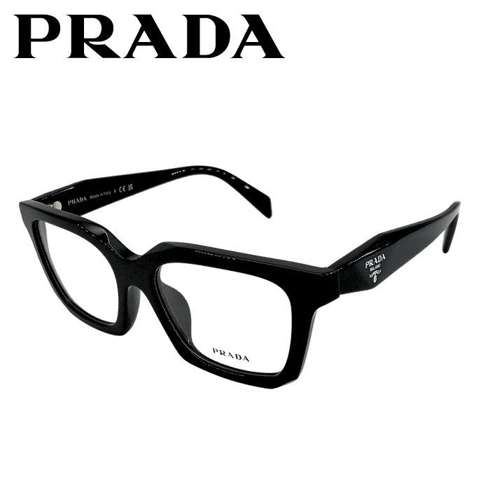 【未使用】正規品 PRADA プラダ ウェリントン マーブル メガネ PRADA（プラダ） メガネフレーム 眼鏡 めがね ブラック 黒 prc08vf