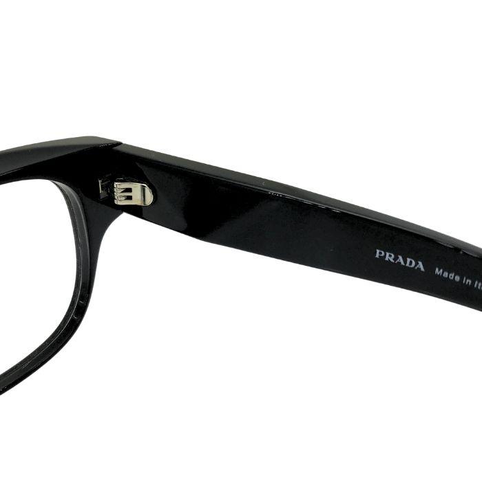 PRADA メガネフレーム プラダ 眼鏡 めがね ブラック 黒 prd08vu-16k101 ブランド/メンズ&レディース/度付き・伊達・老眼鏡 レンズ交換対応