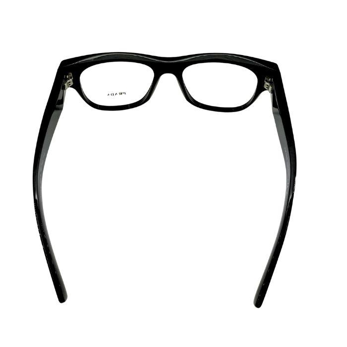PRADA メガネフレーム プラダ 眼鏡 めがね ブラック 黒 prd08vu-16k101 ブランド/メンズ&レディース/度付き・伊達・老眼鏡 レンズ交換対応