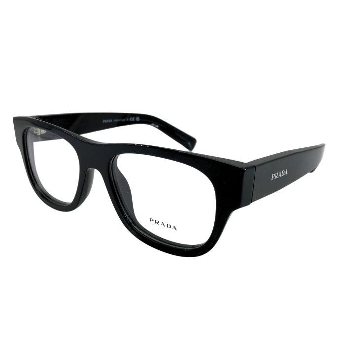 PRADA メガネフレーム プラダ 眼鏡 めがね ブラック 黒 prd08vu-16k101 ブランド/メンズ&レディース/度付き・伊達・老眼鏡 レンズ交換対応