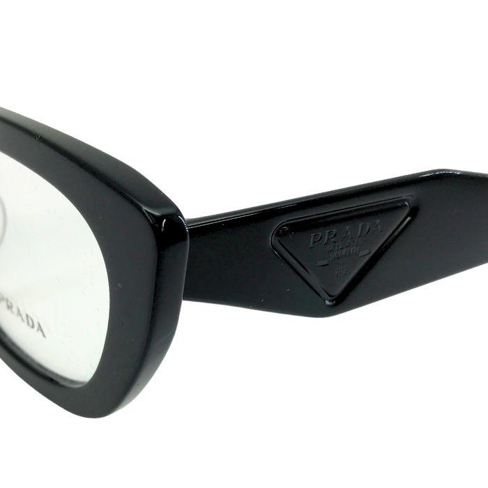 未使用 正規品 PRADA プラダ ブラック メガネ 美品 H769 PRADA（プラダ） メガネフレーム 眼鏡 めがね ブラック prd09vf-16k101