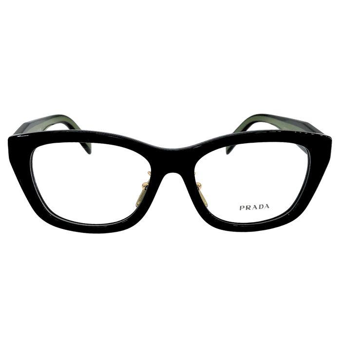 PRADA（プラダ） メガネフレーム 眼鏡 めがね ブラック 黒×オリーブ
