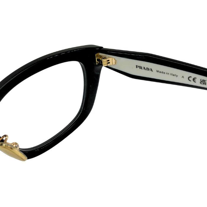 PRADA（プラダ） メガネフレーム 眼鏡 めがね ブラック ホワイト 黒×白