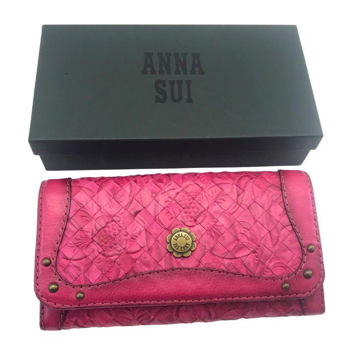 ANNA SUI 【中古】ANNA アナスイ 長財布【ほぼ新品】二つ折り