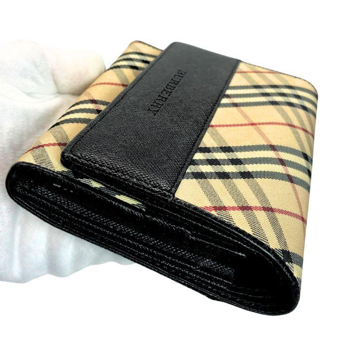 BURBERRY（バーバリー） 【中古】BURBERRY 二つ折り財布【ほぼ新品