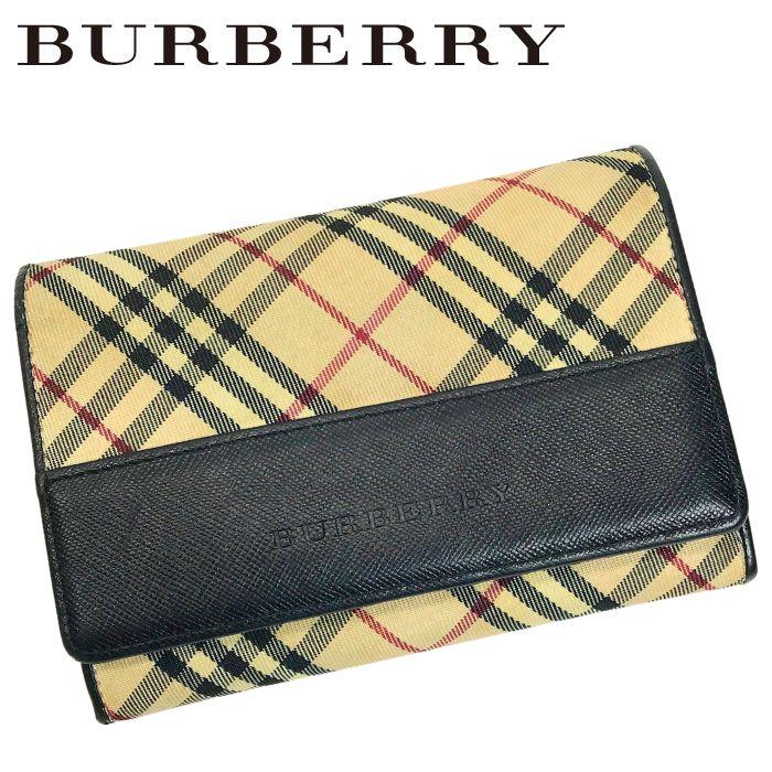 BURBERRY（バーバリー） 【中古】BURBERRY 二つ折り財布【非常に良い