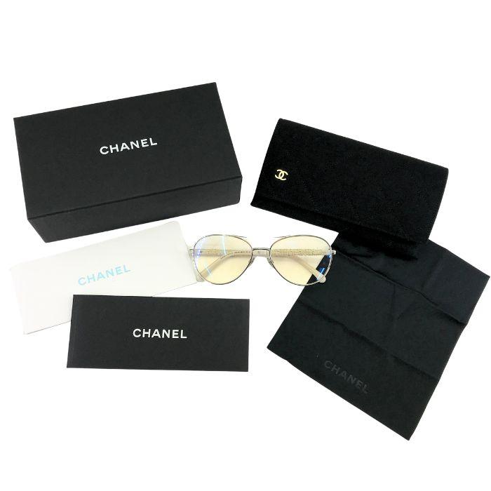未使用 CHANEL サングラス CHANEL（シャネル） 【中古】CHANEL サングラス【ほぼ新品】クリア