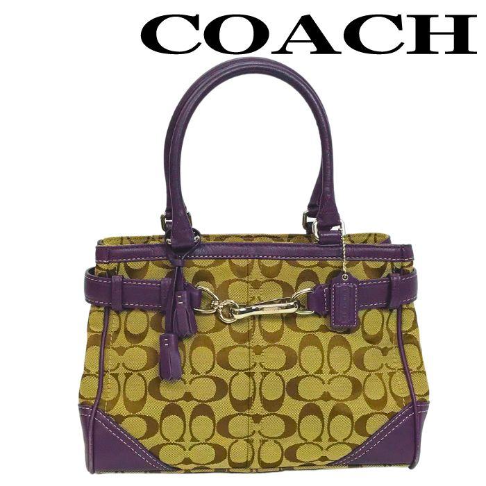 COACH（コーチ） 【中古】COACH トートバッグ ハンドバッグ【非常に