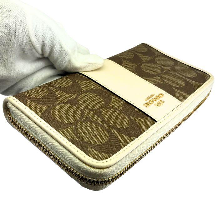 COACH（コーチ） 【中古】COACH 長財布【ほぼ新品】シグネチャー 