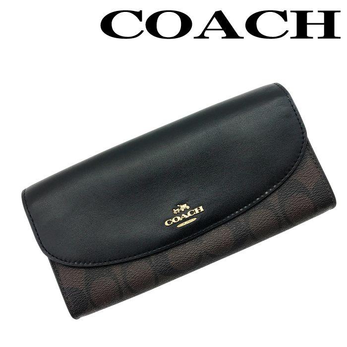 COACH（コーチ） 【中古】COACH 二つ折り長財布【傷や使用感が目立つ