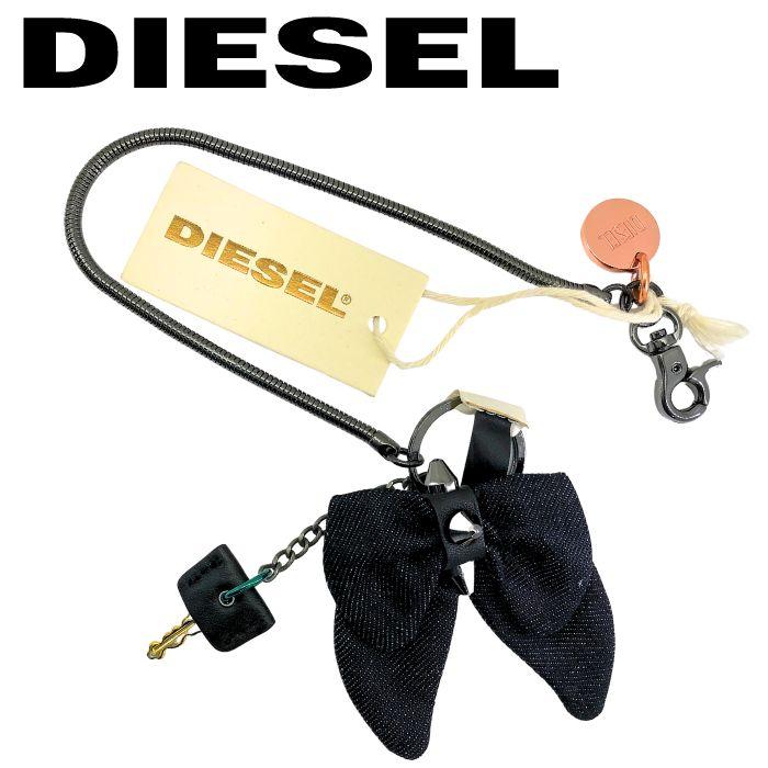 DIESEL（ディーゼル） 【中古】DIESEL キーホルダー【ほぼ新品】デニム