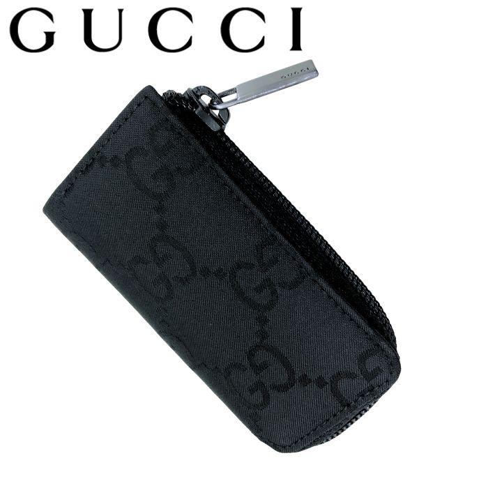 GUCCI（グッチ） 【中古】GUCCI キーケース 4連【ほぼ新品】ブラック