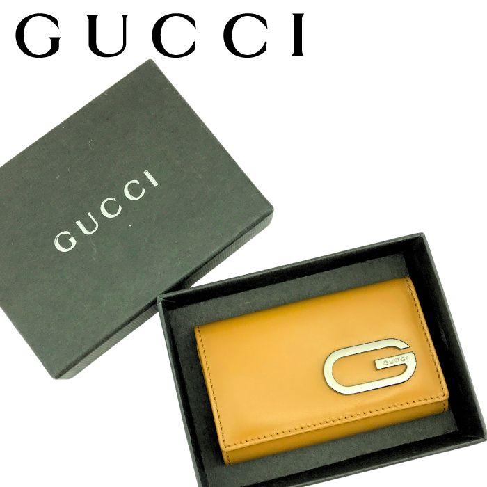 GUCCI（グッチ） 【中古】GUCCI キーケース 6連【ほぼ新品】ベージュ