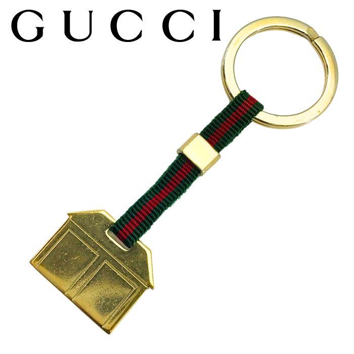 【美品】GUCCI グッチ シェリーライン キーリング キーホルダー チャーム GUCCI（グッチ） 【中古】GUCCI キーホルダー【やや傷や使用感あり