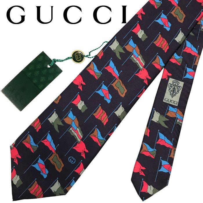 GUCCI（グッチ） 【中古】GUCCI ネクタイ【未使用品】タグ付き 8.5cm