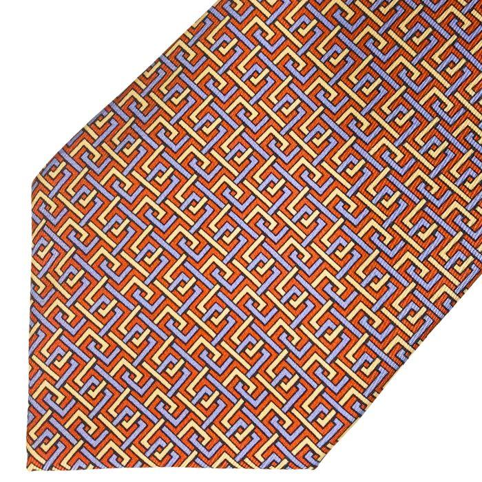 ☆極美品☆HERMES エルメス　ネクタイ　ファソネ　シルク　オレンジ　H柄 楽天市場】【新品】 エルメス ネクタイ 7cm 風に乗って シルク