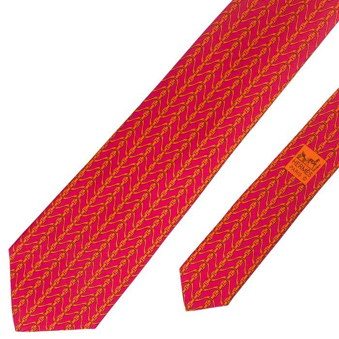 HERMES ネクタイ 赤　新品未使用 中古・古着通販】HERMES (エルメス) ネクタイ レッド サイズ:147