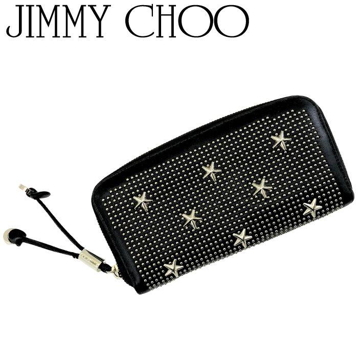 JIMMY CHOO（ジミーチュウ） 【中古】JIMMY CHOO ジッパー長財布【ほぼ 