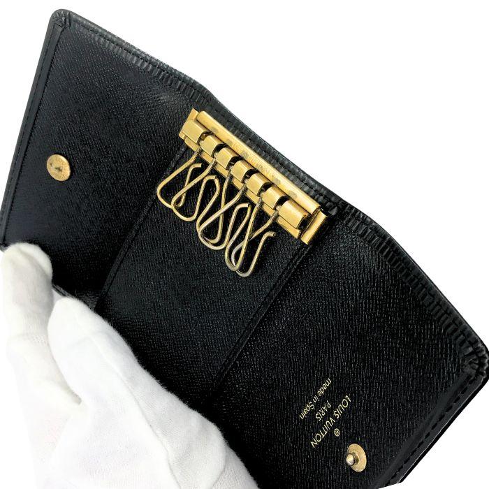 ルイヴィトン　キーケース　エピ　黒色 美品 LOUIS VUITTON【ルイヴィトン】エピ 6連キーケース 黒