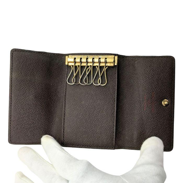 【中古】LOUIS VUITTON ルイヴィトン キーケース 6連 【やや傷や使用感あり】N62630 ダミエブラウン ミュルティクレ6 r-lv-kc-0806-03_3