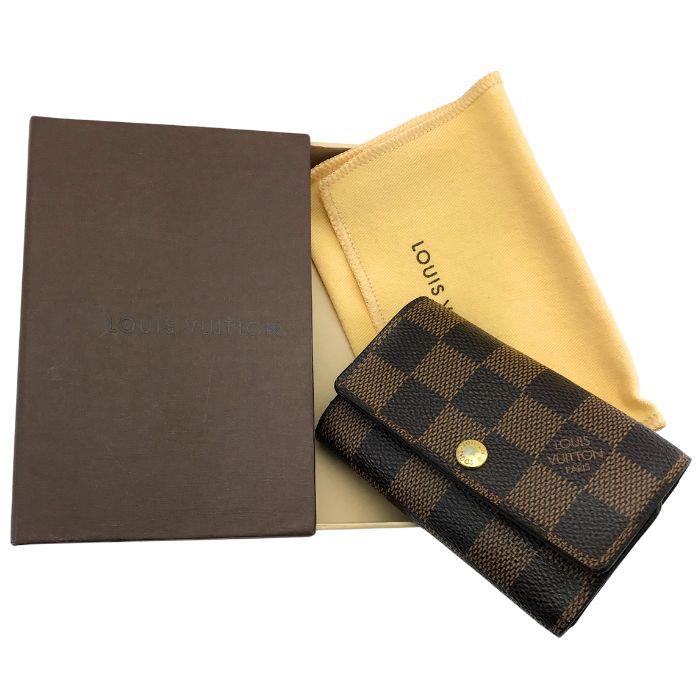 【中古】LOUIS VUITTON ルイヴィトン キーケース 6連 【やや傷や使用感あり】N62630 ダミエブラウン ミュルティクレ6 r-lv-kc-0806-03_6