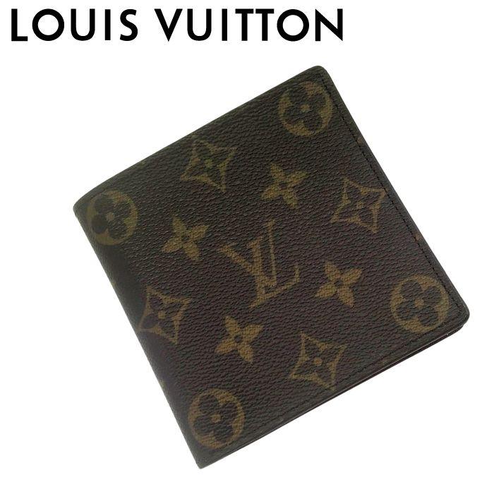 LOUIS VUITTON 【中古】LOUIS ルイヴィトン 二つ折り財布【非常に良い