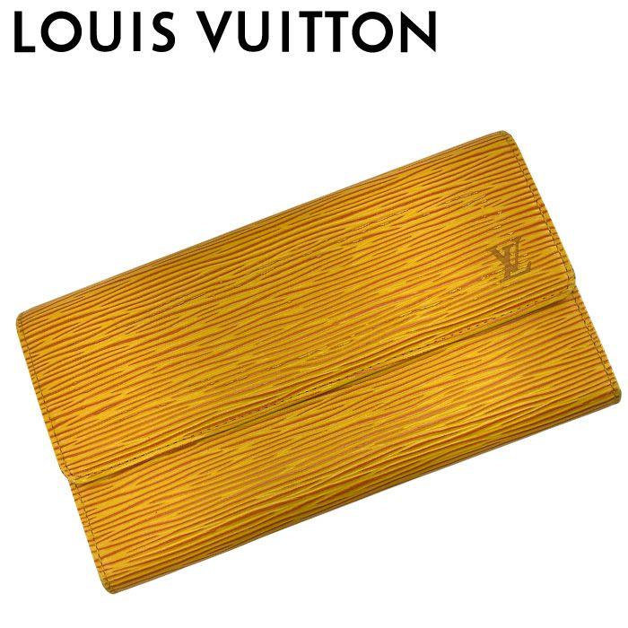 LOUIS VUITTON（ルイ・ヴィトン） 【中古】LOUIS VUITTON 三つ折り 長