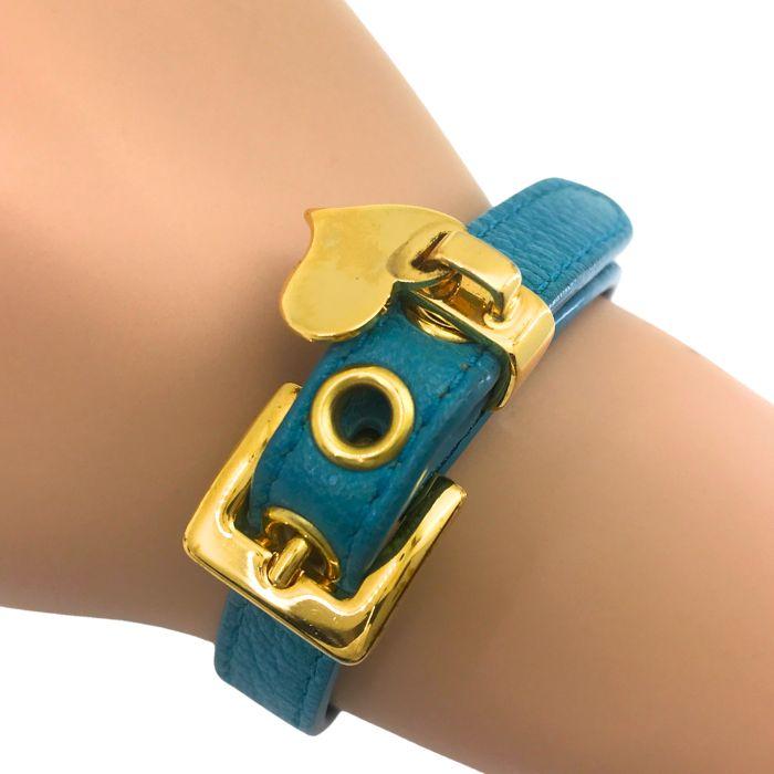 【新品未使用】MIU MIU レザー ブレスレット 2点セット ミュウミュウ miumiu レザーブレスレット - メルカリ