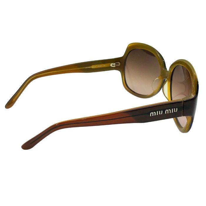 MIU MIU ブラウングラデーション サングラス Miu Miu グラデーションブラウン サングラス