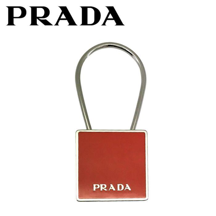 ☆PRADA☆プラダ スクエア型キーホルダー M715 PRADA（プラダ） 【中古】PRADA キーホルダー【ほぼ新品】キーリング