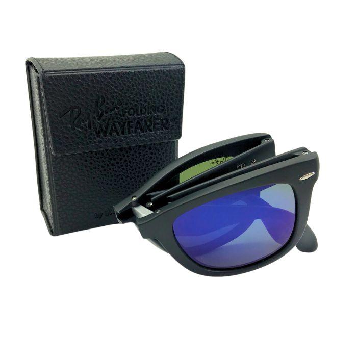 【美品】レイバン RAYBAN 折り畳みサングラス Ray-Ban 【中古】RayBan レイバン 折りたたみサングラス【ほぼ