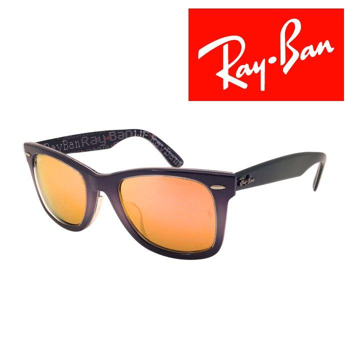 レイバン Ray-Ban サングラス RB4344col.6535 ブルー ゴールド 【中古  