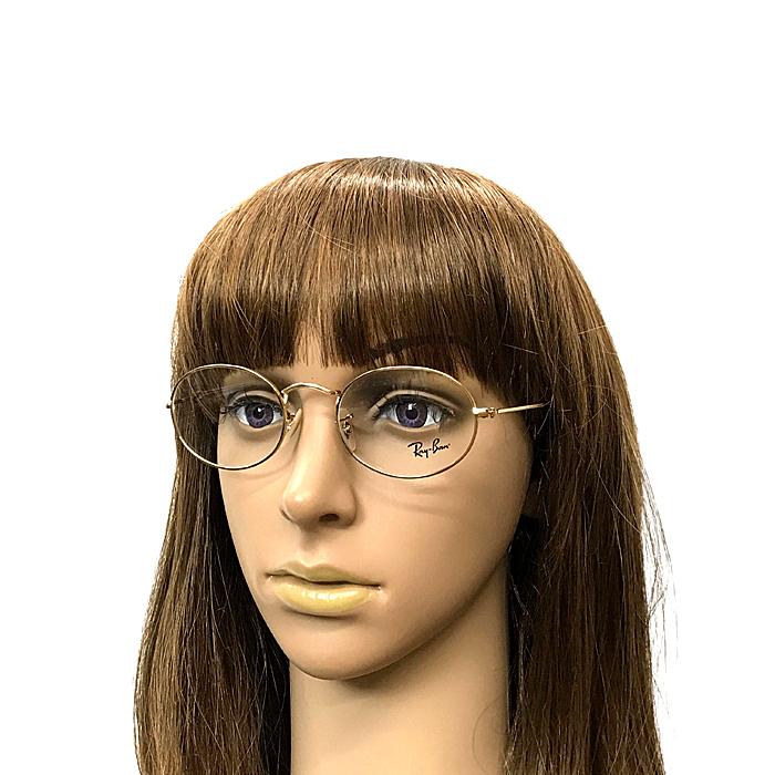 Ray-Ban（レイバン） RayBan メガネフレーム ブランド OVAL ゴールド