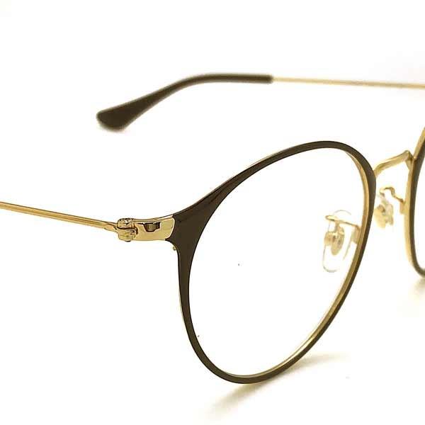 RayBan レイバン ブラウン×ゴールドメガネフレーム ブランド 眼鏡 RX 