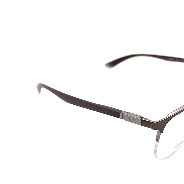 最大12%OFFクーポン RayBan メガネフレーム ブランド レイバン LITEFORCE ブラウン×ガンメタル 眼鏡 rx-6513-3162
