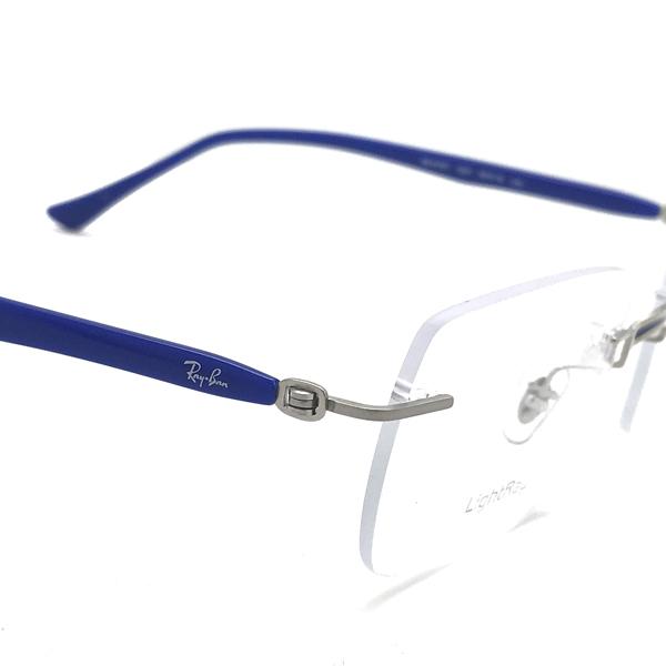 Ray-Ban RAYBAN レイバン メガネフレーム ブランド シルバー 縁 Ray-Ban RAYBAN レイバン メガネフレーム ブランド シルバー 縁